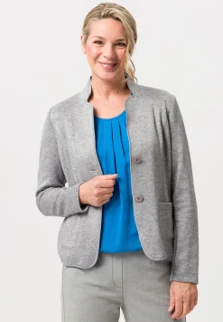 Blazer in Strickoptik