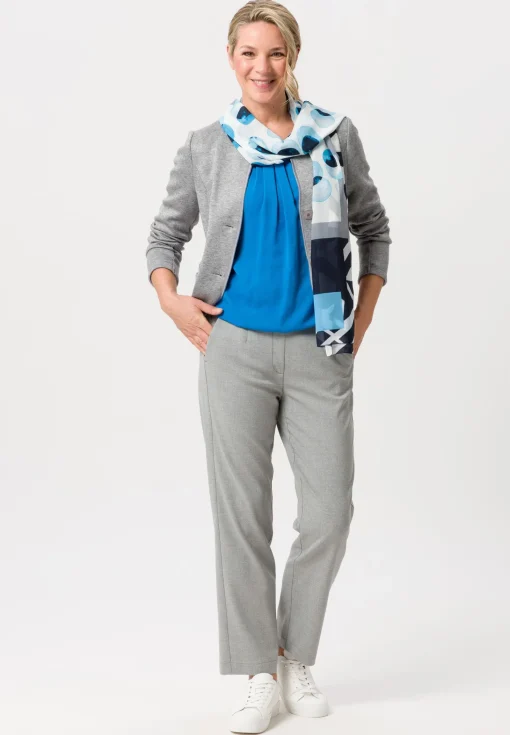 Blazer in Strickoptik