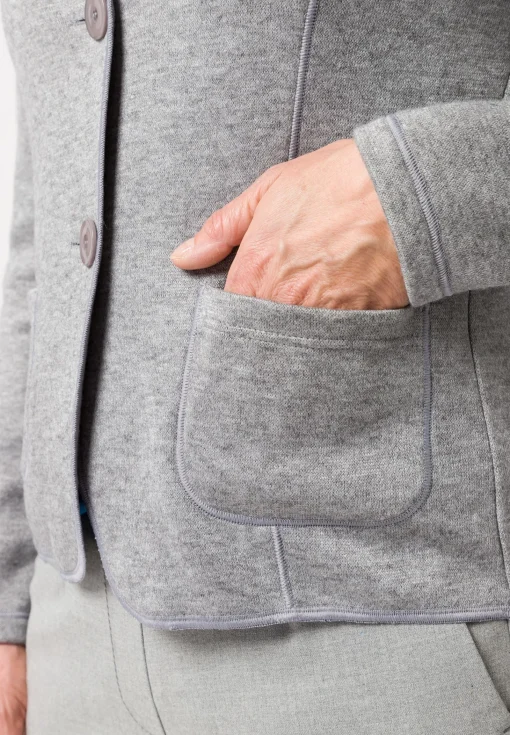 Blazer in Strickoptik