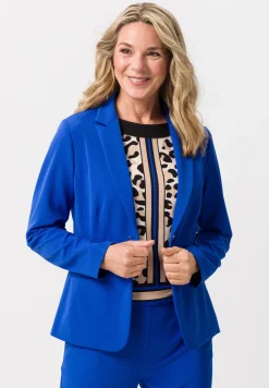 Blazer mit abgesteppten Nähten