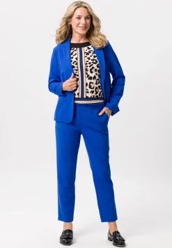 Blazer mit abgesteppten Nähten