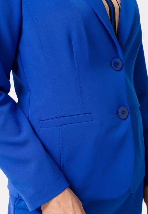 Blazer mit abgesteppten Nähten
