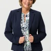 Blazer mit farblich abgestimmten Knöpfen
