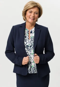 Blazer mit farblich abgestimmten Knöpfen