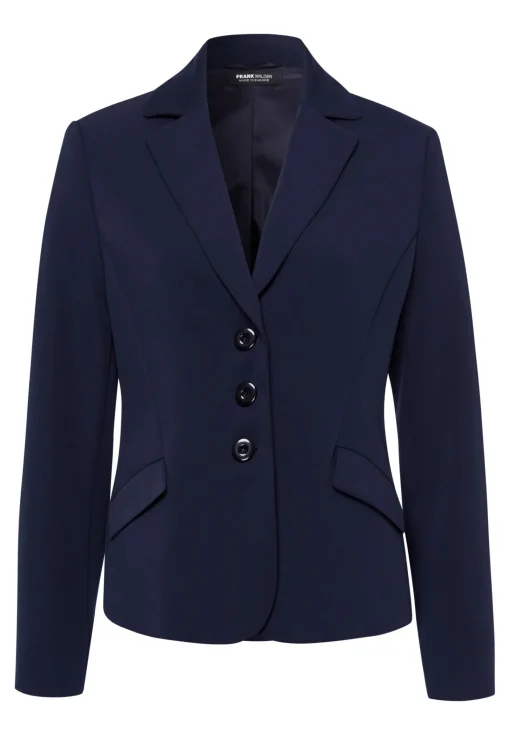 Blazer mit farblich abgestimmten Knöpfen