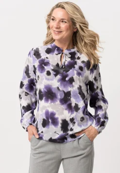 Bluse mit floralem Blütenprint