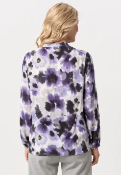 Bluse mit floralem Blütenprint