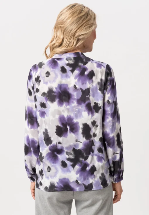 Bluse mit floralem Blütenprint