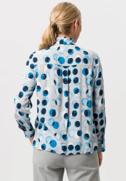 Bluse mit Manschettenärmeln