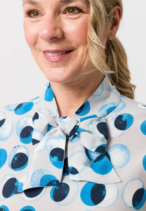 Bluse mit Manschettenärmeln