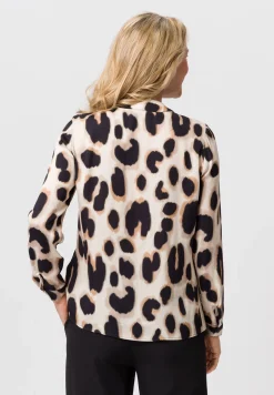 Bluse mit modischer Schluppe