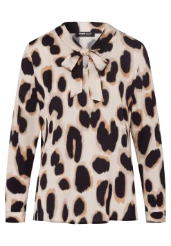 Bluse mit modischer Schluppe