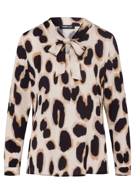 Bluse mit modischer Schluppe