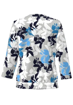 Blusenshirt in trendigem Blütendesign