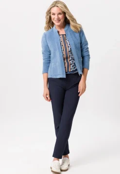 Blusenshirt mit ansprechendem Panneaux-Print
