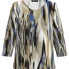 Blusenshirt mit aufregendem Alloverprint