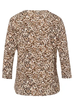 Blusenshirt mit bedrucktem Rücken