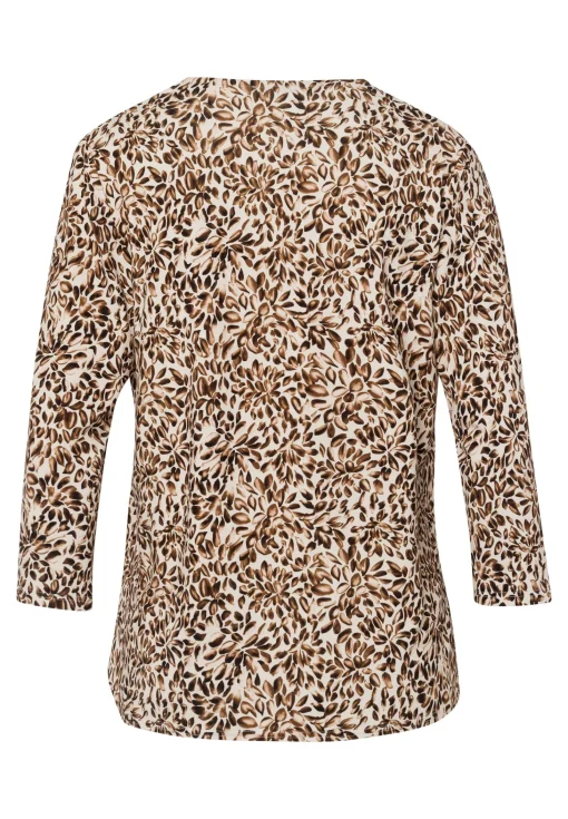 Blusenshirt mit bedrucktem Rücken