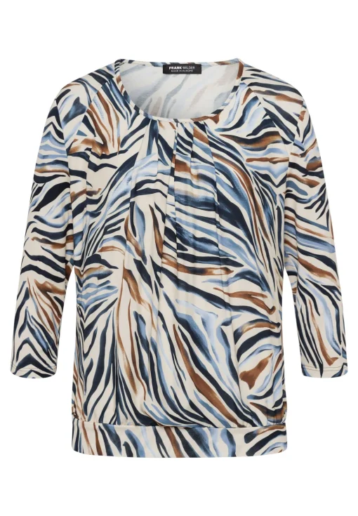 Blusenshirt mit bequemen Saumbund