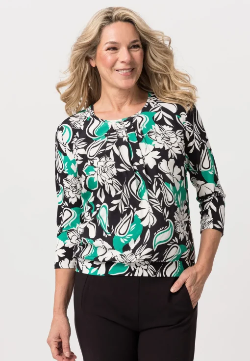 Blusenshirt mit Blütendessin
