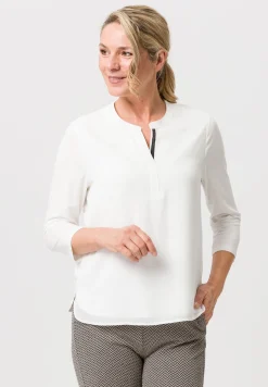Blusenshirt mit dekorativem Schmuckband