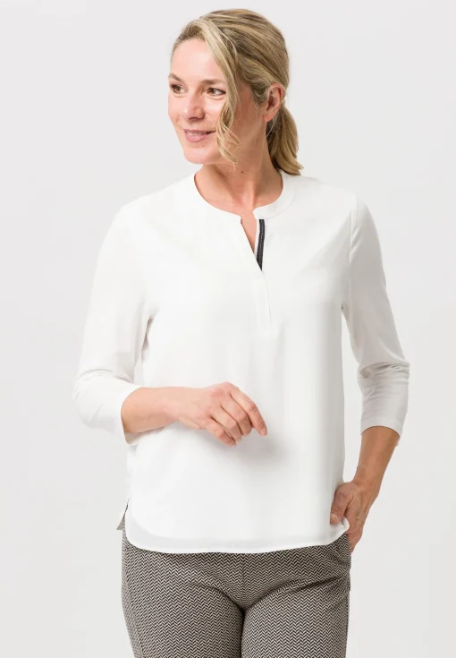 Blusenshirt mit dekorativem Schmuckband