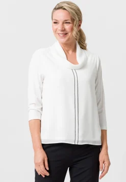 Blusenshirt mit edler Ziernaht