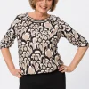 Blusenshirt mit elastischem Saum