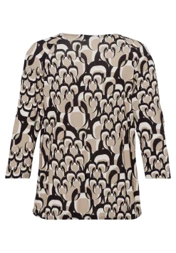 Blusenshirt mit elastischem Saum