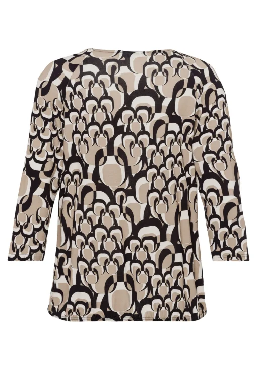 Blusenshirt mit elastischem Saum