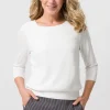 Blusenshirt mit elegant geschnittenem Rundhals