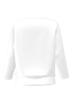 Blusenshirt mit elegant geschnittenem Rundhals