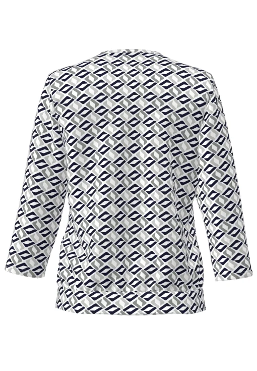 Blusenshirt mit feminin fallenden Falten