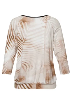 Blusenshirt mit gedoppeltem Vorderteil