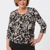Blusenshirt mit kleiner Passe