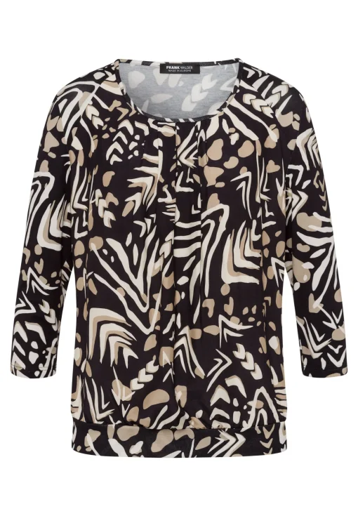 Blusenshirt mit kleiner Passe