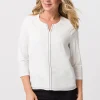 Blusenshirt mit kontrastfarbenen Ziernähten