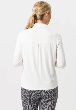 Blusenshirt mit lockerer Falte