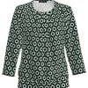 Blusenshirt mit modernem Dessin