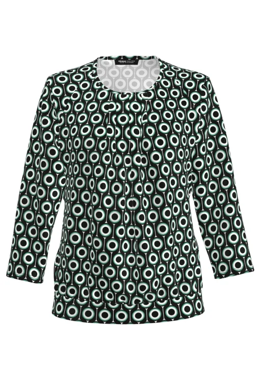 Blusenshirt mit modernem Dessin