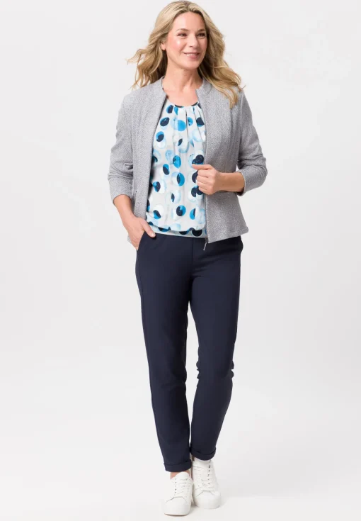 Blusenshirt mit modernem Kullerprint