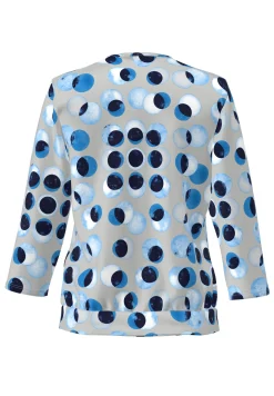 Blusenshirt mit modernem Kullerprint
