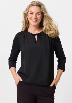 Blusenshirt mit modischem Bindeband
