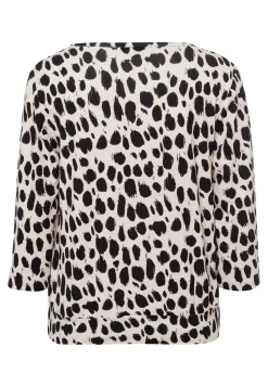 Blusenshirt mit modischem Animalprint