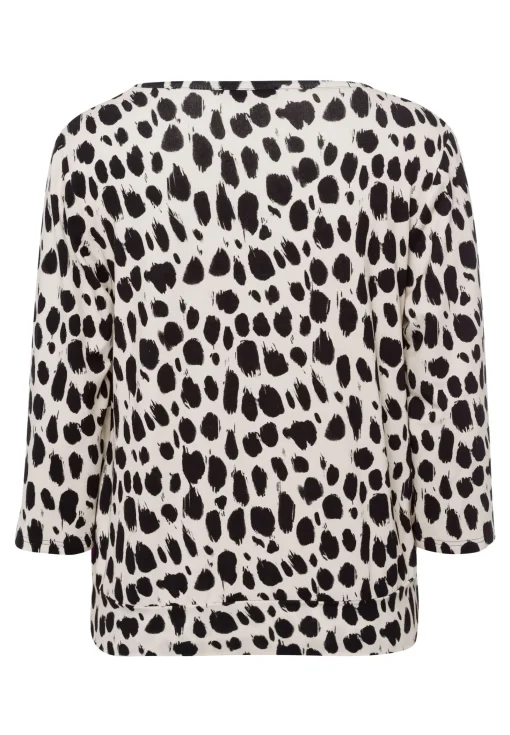 Blusenshirt mit modischem Animalprint