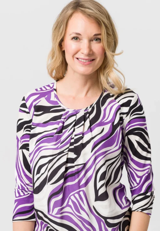 Blusenshirt mit modischen Falten