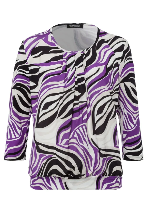 Blusenshirt mit modischen Falten
