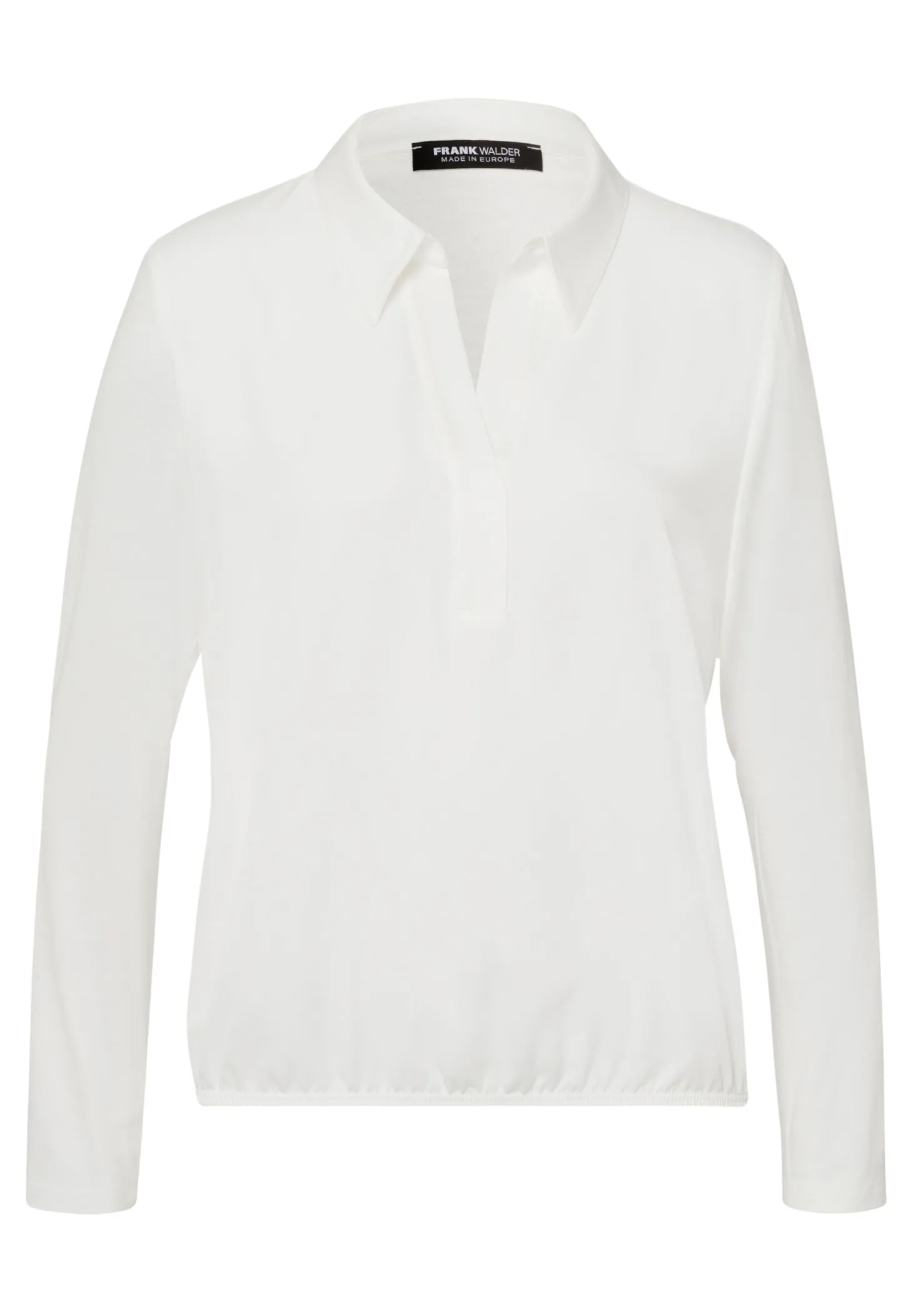 Blusenshirt mit Poloblende