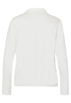 Blusenshirt mit Poloblende