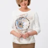 Blusenshirt mit Print auf der Vorderseite